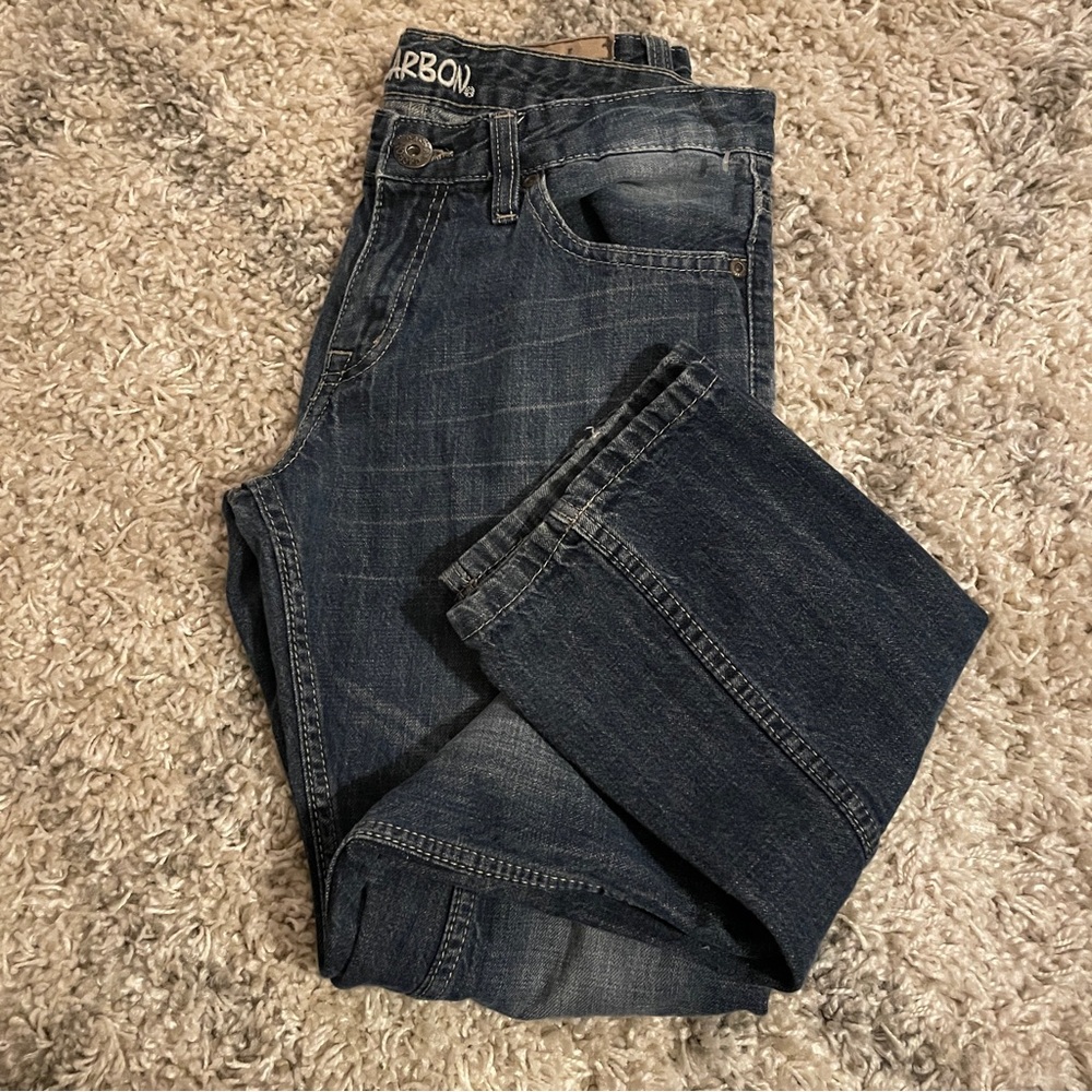 Carbon Men's Indigo Straight blue Jeans‎